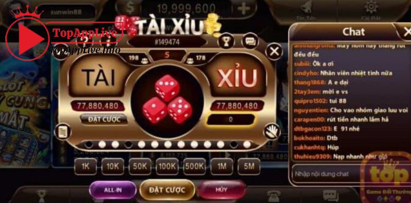 Tài xỉu - Top Game Tại Bblive Được Người Chơi Tham Gia Đông Đảo