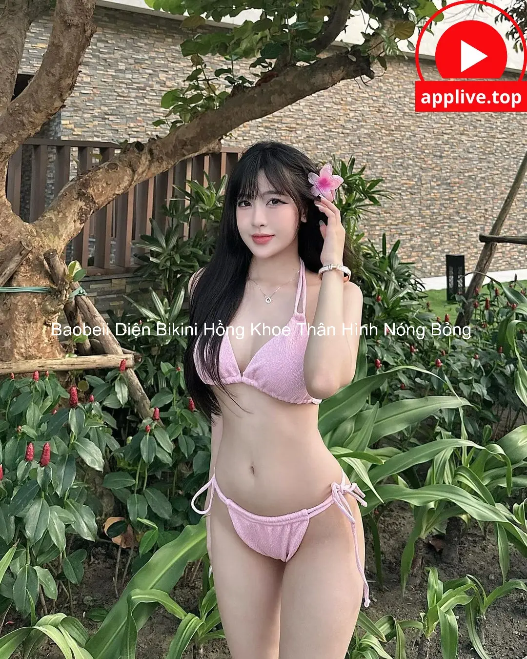 Baobeii Diện Bikini Hồng Khoe Thân Hình Nóng Bỏng 2